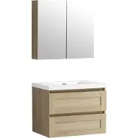 Differnz Badmeubelset reno 75x50x55 cm eiken