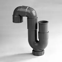 Dyka PVC universeel sifon 50mm grijs 20024172