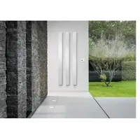 Vasco Beams elektrische radiator - 180x15cm - 950Watt - Enkel te bedienen met inbegrepen rf-thermostaat - RAL9005 - jet black (zwart) 113490150180000009005-0000