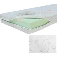 Slaaploods.nl Matrashoes Met Rits - Deluxe - Anti Allergie - 80x200 cm - Hoogte 14 cm