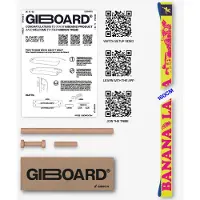 Gibbon Slacklines - Giboard Line - Slackline 160 x 3,5 cm, banana lama