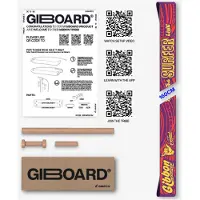 Gibbon Slacklines - Giboard Line - Slackline 160 x 5 cm, surfer