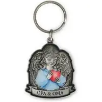Miko Luxe Sleutelhanger - Opa & Oma (zilver)