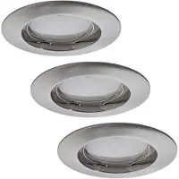 Paulmann Inbouwlamp LED Coin gesatineerd rond 6,8 W ijzer Set van 3