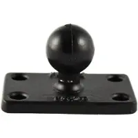Ram Mounts rechthoekige basisplaat, Smartphonehouder, Zwart