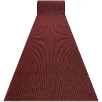 Rugsx Ruitenwisser anti slip 100 cm GIN 3086 liverpool extern, intern, op een rubber - Rood 100x140 cm