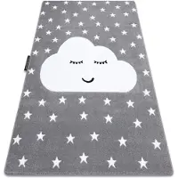 Rugsx Tapijt PETIT CLOUD WOLKJE Sterretje grijskleuring 160x220 cm