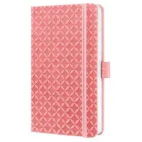 Sigel - notitieboek - Jolie Flair - A6 - hardcover - 174 pagina's - 80 grams papier met lijn - rose - SI-JN116