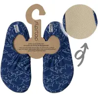 SLIPSTOP kinder schoenen blauw met haaien maat 18/20