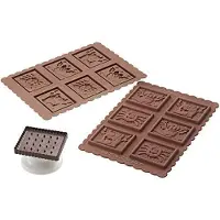 Silikomart Cookie Choc Kit cookie monsters rechthoek silicone 3-delig