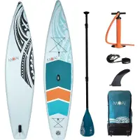 Moai 12'6 Sup Board - Sup - Sup Board Opblaasbaar - Touring - Ervaren - Compleet pakket