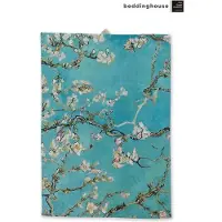Beddinghouse Theedoek Blossom Blauw Katoen (50 x 70 cm)
