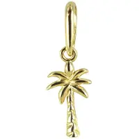 New Bling 9NBSAM-G200223 Gouden Hangertje - Palmboom - 9 x 5 mm - 14 Karaat - Bedel - Goud