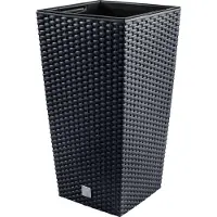 Prosperplast Flowerpot Rato 7.2l 17x17x32.4 Cm Grijs