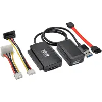 Eaton Tripp-Lite U338-06N USB 3.0 SuperSpeed to SATA/IDE Adapter with Built-In USB Cable, 2.5 in., 3.5 in. and 5.25 in. Hard Drives TrippLite
