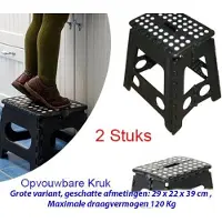 Benson 2-Pack Multifunctionele Opvouwbare Krukken in Grote Maat