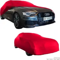 Ds Covers BOXX Autohoes Binnen – Stationwagon Pasvorm – Premium Stretch Garagehoes voor Optimale Bescherming – Rood – Maat L –