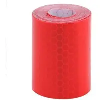 ABC-led Reflecterende tape - ROOD - 3 meter rol - 5cm breed