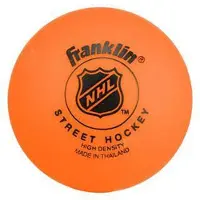 Franklin NHL Straathockeybal High Density 65 Mm Pvc Oranje