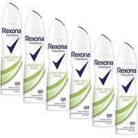 Rexona MotionSense Aloe Vera Scent Deodorant spray 6 x 150 ml