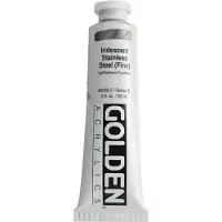 Golden Heavy Body Acrylverf serie 5 | Iridescent Stainless Steel (Fine) (4028-2) 59 ml
