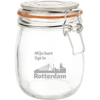 Vogue Gegraveerde Weckpot 0.75 ltr. Rotterdam