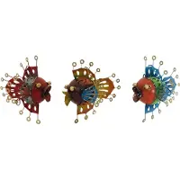 Yogi & Yogini Beeld Bola vis hangend - h27cm