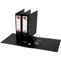 Quantore 10x Ordner Quantore A4 80mm PP zwart - set 10 stuks
