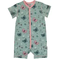 Maxomorra Rompersuit Button SS BUTTERFLY 86/92