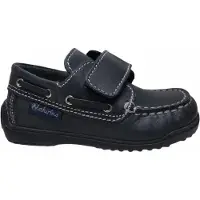 Naturino velcro lederen mocassins 4110 navy mt 19