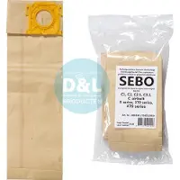 123schoon SEBO C Airbelt stofzuigerzakken (10 zakken)