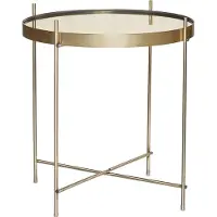 Hubsch Reflect Bijzettafel Messing