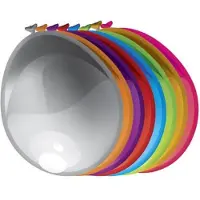 Witbaard Ballonnen gekleurd metallic 50 stuks 30 cm