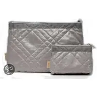 Karen Silver - Toilettasset-2 Delig - Zilver