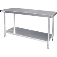Vogue RVS werktafel 180 x 60 x 90cm