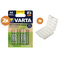 Varta AA batterijen Voordeelpak 10+2 gratis - 2100mAh - Oplaadbaar