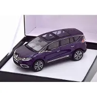 Norev Renault Intiale Espace (Paars) (10 cm) 1/43 [Inclusief Luxe Showcase] - Modelauto - Schaalmodel - Model auto - Miniatuurautos - Miniatuur auto - Schaal model