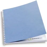 GBC omslagen leathergrain ft a4, blauw