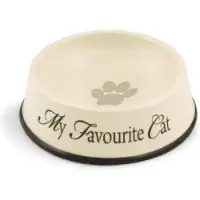 Designed By Lotte - Kattenvoerbak - Creme Antraciet - 13,5x4,5 cm