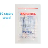 Lactona Interdentaal Ragers - Medium 5mm - Blauw - 10 gripzak x 5 stuks - Voordeelpakket
