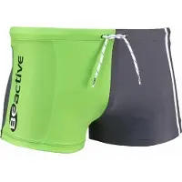 Beco zwemboxer BEactive heren polyamide groen/grijs