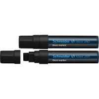 Schneider krijtmarker - Maxx 260 - zwart - 2 stuks - S-126001-2