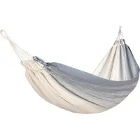 Naya Nayon Hangmat Uncarved Grey Ruim - 130 x 350 cm - 100 % katoen - handgemaakt in Ecuador