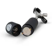 Easytoys Fetish Collection Verstelbare Tepelklemmen Met Bullet Vibrator
