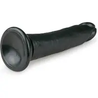 EasyToys - Realistische Dildo met Zuignap - 20,5 cm - Dildo's - Sex Toys voor Vrouwen en Mannen - Dildo Mannen Anaal - Zwart