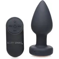 Booty Sparks Vibrerende Buttplug Met LED-licht - Medium