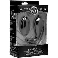 Master Series Dark Pod Vibrator Ei met Afstandsbediening - Zwart