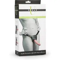 Strap U XR Brands - - Plena II Double Penetration Adjustable Strap on Harness