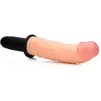 Master Series The Curved Dicktator Vibrator - beige