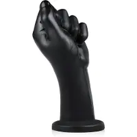 BUTTR - fisting dildo - handvorm - zwart